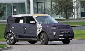 2017 Kia Soul Facelift Spotted for the First Time
