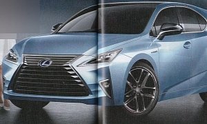 2017 Lexus CT 200h Rendered, To Debut in January 2017