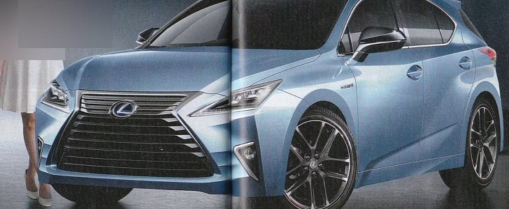2017 Lexus CT 200h rendering by Best Car magazine