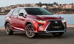 2017 Lexus RX 200t F Sport Launched in Australia, Does 0 to 100 KM/H in 9.5s