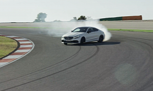 2017 Mercedes-AMG C63 Coupe Footage on Track Plus Presentation Trailer