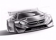 2017 Mercedes-AMG C63 Coupe Gets Official Racecar Conversion Sketch for 2016 DTM Season