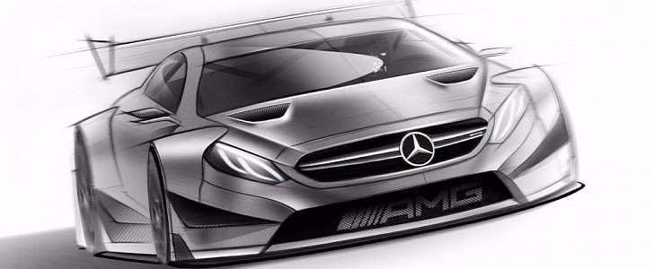 2016 Mercedes-AMG C63 Coupe DTM car sketch