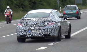 2017 Mercedes-AMG C63 Coupe Still Testing on the Road Despite Official Internet Reveal