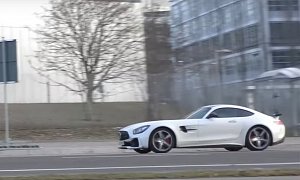 2017 Mercedes-AMG GT R Already Spotted in German Traffic, Sounds Brutal
