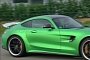 2017 Mercedes-AMG GT R Shows Up on the Street with Hilarious Camouflaged Wing