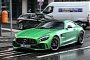 2017 Mercedes-AMG GT R Spotted Flaunting Its AMG Green Hell Magno Hue in Berlin
