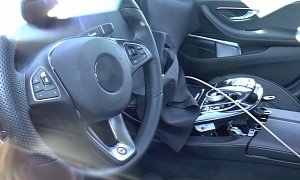 2017 Mercedes-Benz E-Class Prototype Interior Filmed in Great Detail