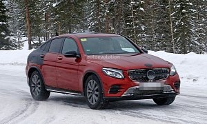 2017 Mercedes-Benz GLC Coupe Shows Up Virtually Unmasked