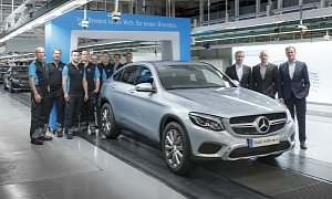 2017 Mercedes-Benz GLC Coupe Starts Production in Bremen