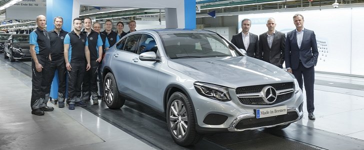 2017 Mercedes-Benz GLC Coupe production in Bremen, Germany