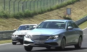 2017 Mercedes E-Class Passes 2018 BMW 3 Series on Nurburgring Like a Racecar