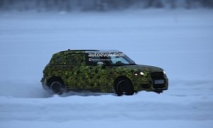 2017 MINI Countryman Prototype Spied Playing in the Snow
