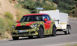 2017 MINI Countryman Spied While Towing, Looks Ready For Production
