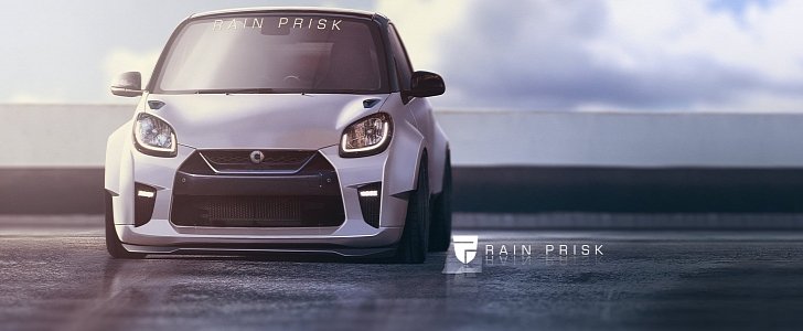 2017 Nissan GT-R and smart fortwo mashup