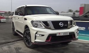 2017 Nissan Patrol Nismo Drag Racing Will Leave You Confused
