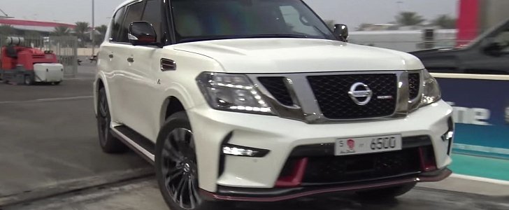 2017 Nissan Patrol Nismo Drag Racing Will Leave You Confused