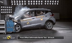 2017 Opel Ampera-e Fails To Score Top Safety Rating In Euro NCAP Crash Test