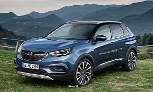 2017 Opel Grandland X Rendering Is a Peugeot in Disguise