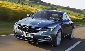 2017 Opel Insignia B Looks Like a Premium Sedan in the First Renderings