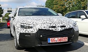 2017 Opel Insignia Spied With Halogen Headlights & LED Taillights