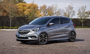 2017 Opel Karl / Vauxhall Viva Facelift Rendered