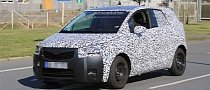 2017 Opel Meriva Spied In Front Of Opel Headquarters, Still Covered In Camo