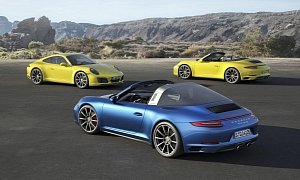 2017 Porsche 911 Carrera 4, Targa 4 Receive 911 Turbo’s Smart AWD, Now Faster than Carrera S