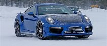 2017 Porsche 911 GT2 Spied in Winter Testing with No Camo