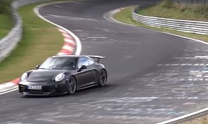 2017 Porsche 911 GT3 Facelift Screams at 8,000 RPM during Blitz Nurburgring Lap