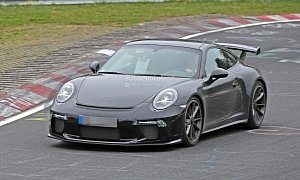 2017 Porsche 911 GT3 Spied on Nurburgring, to Get 911 R 6-Speed Manual as Option
