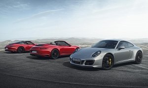 2017 Porsche 911 GTS Has Larger Turbos, Comes in Five Different Flavors (450 HP)