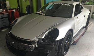2017 Porsche 911 R Strips to Get Matte Aluminum Wrap