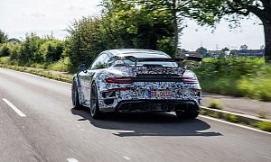 2017 Porsche 911 Turbo S Becomes Techart GTstreet R, Gets Savage Rear Wing