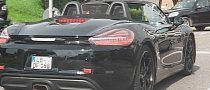 2017 Porsche Boxster Facelift Spied Testing Four-Cylinder Turbo Engines
