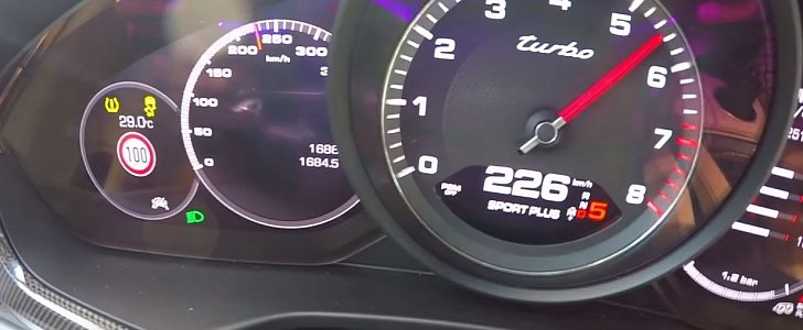 2017 Porsche Panamera Turbo acceleration test