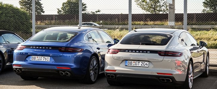 2017 Porsche Panamera Turbo - Panamera 4S Duo Spotted in Germany