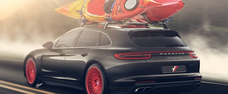 Porsche Panamera Shooting Brake rendering