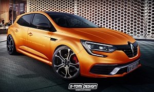 2017 Renault Megane RS Rendered: Is the Future Hybrid?