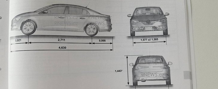 2017 Renault Megane IV Sedan owner's manual illustration