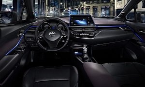 2017 Toyota C-HR Interior Design Unveiled