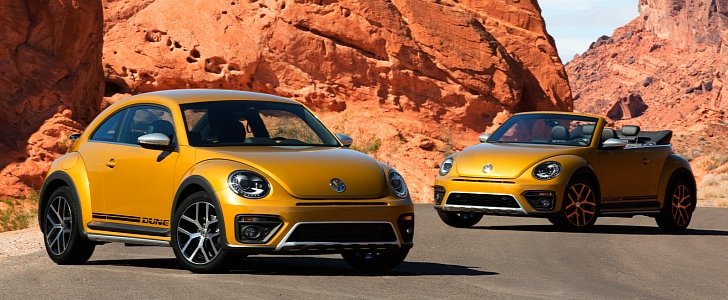 Volkswagen Beetle Dune Coupe and Cabriolet
