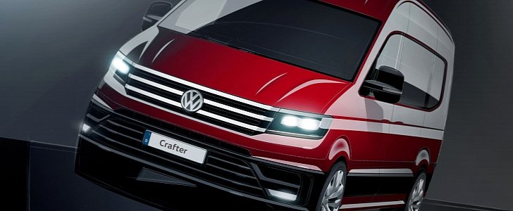 2017 Volkswagen Crafter official sketch