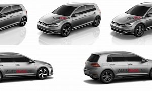 2017 Volkswagen Golf VII Facelift Allegedly Leaked