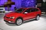 2017 VW Golf Alltrack Has Dual Exhaust and Red Paint like a GTI in New York