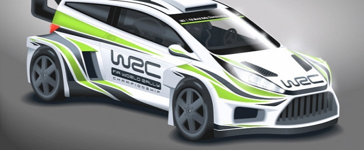 2017 FIA WRC Rally Car