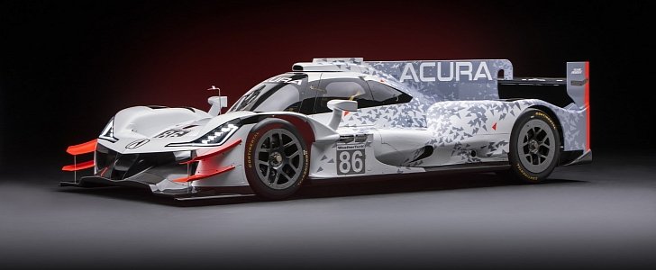 2018 Acura ARX-05 prototype racing car