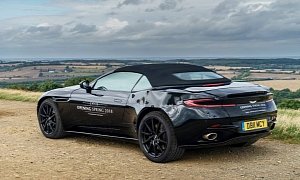 2018 Aston Martin DB11 Volante Teased by Manufacturer As Test Mule