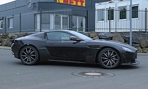 2018 Aston Martin V8 Vantage Spied, Has Mercedes-AMG M178 4.0 Twin-Turbo V8