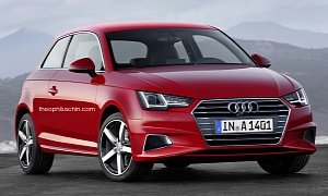 2018 Audi A1 Rendered with A4 and Prologue Styling Details